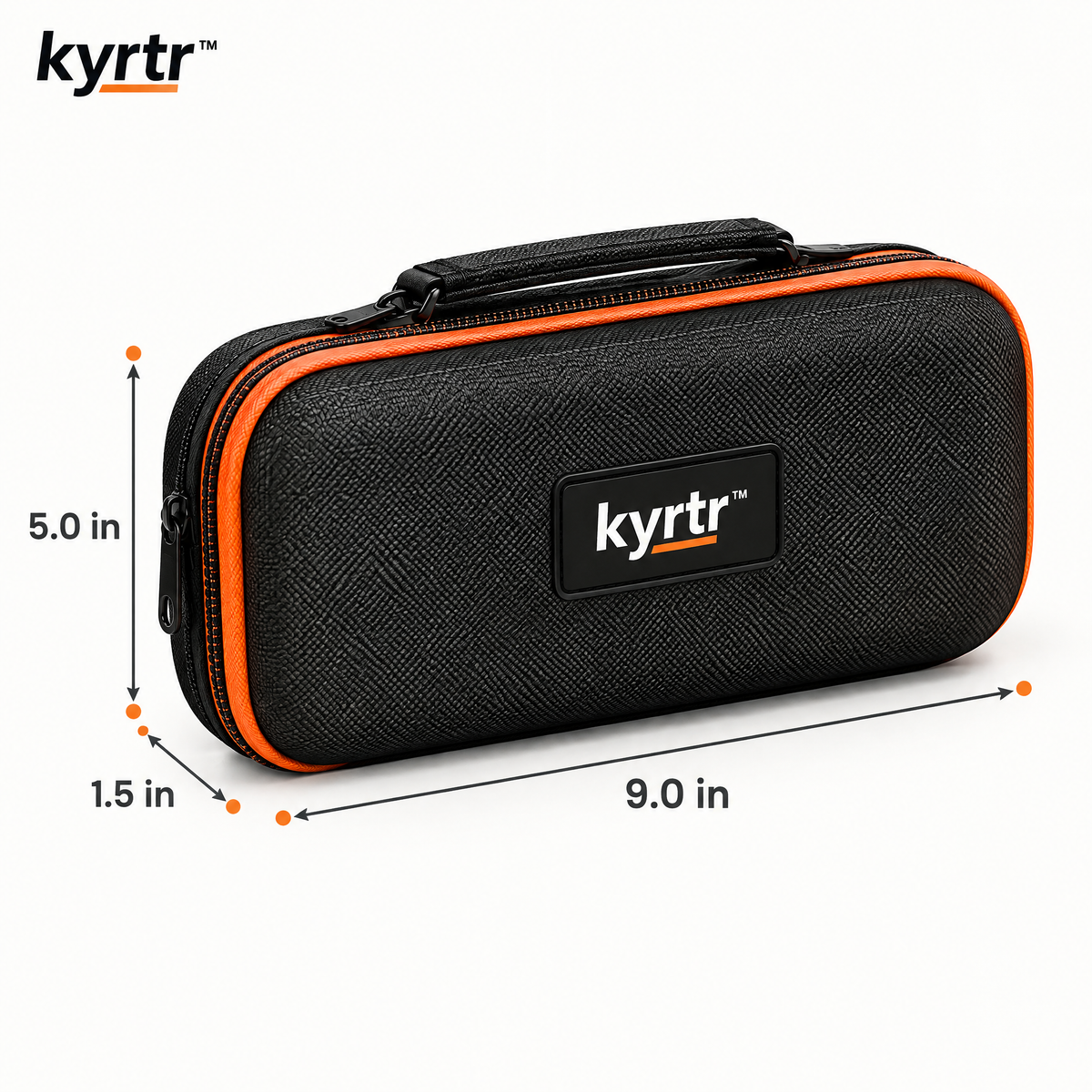 kyrtr inspection mirror and pick tool set storage case dimensions 9.0 by 5.0 by 1.5 inches
